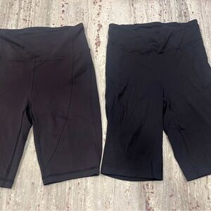 Lululemon black tights above the knee size 6 (2 pair)